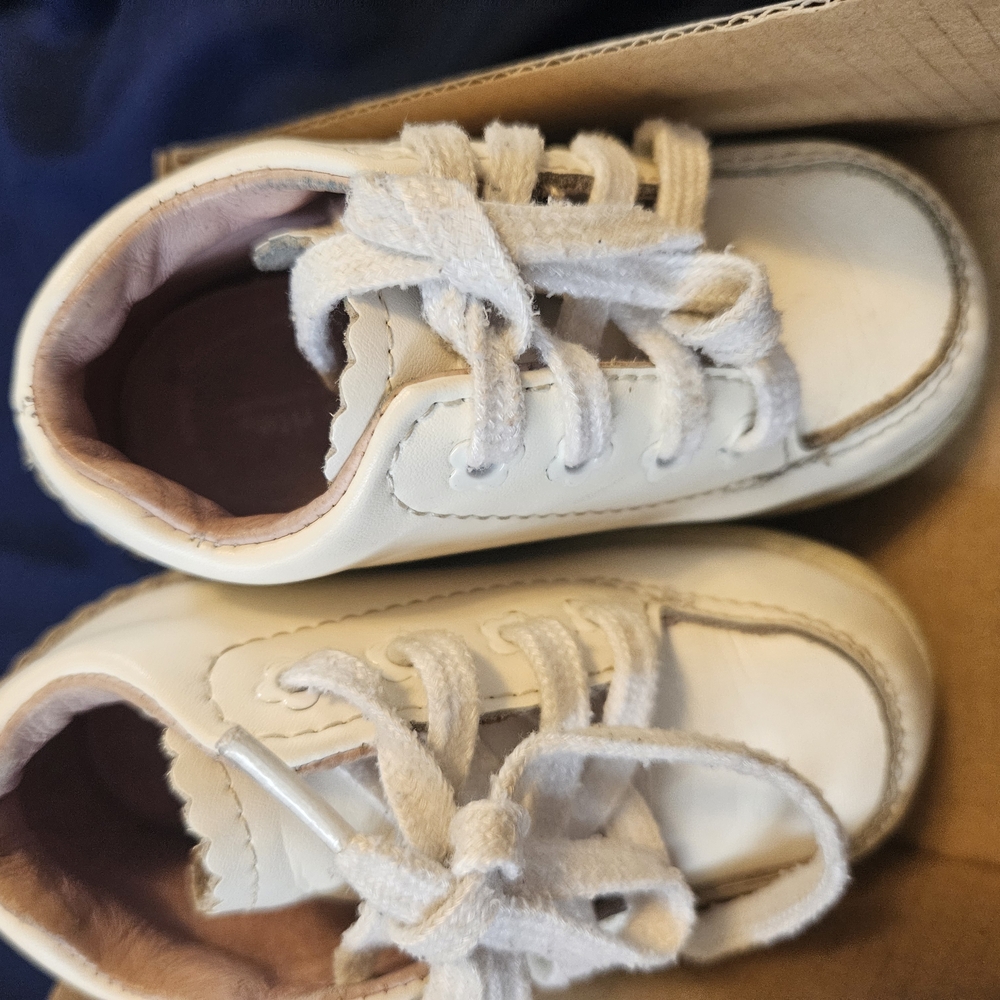Kids Cream Shoes